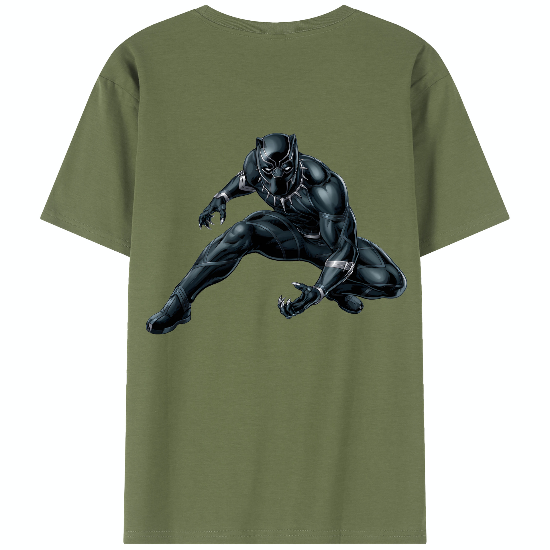 （画像用） アベンジャーズ The Avengers 綿100％半袖Tシャツ（背面プリント）